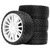 Maxbell 4x RC Wheels and Tires RC Accessory RC Crawler Car Tires DIY 1/7 1/8 RC Car