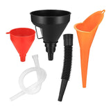 Maxbell 3Pcs Automobile Oil Filling Funnels Versatile for Kitchen Car Accessory