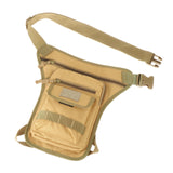 Maxbell Drop Leg Bag Fashion and Stylish Thigh Drop Leg Bag for Riding Hiking Travel Khaki