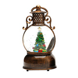 Maxbell Christmas Snow Globes with Music Festival Decoration for Home Party Seasonal