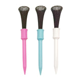 3 Pieces Golf Tees Unbreakable Golfing Accessory for Outdoor Training Sports 8.3cm