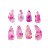 8x Kids Guzheng Finger Picks Guzheng Nail Covers for Beginners 3-5 Years Old Pink