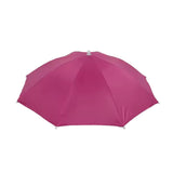 Maxbell Hands Free Umbrella Hat Compact Fishing Umbrella Cap for Walking Summer Gift Rose Red