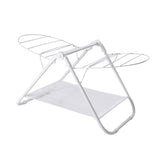 Maxbell Foldable Clothes Drying Rack 2 Wing for Pants Clothes Skirts Patio Apartment S