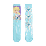 Maxbell 1 Pair Knee Socks Cartoon Pattern Socks Novelty Festival Long Socks for Kids Style D