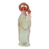 Maxbell Western Character Figurine Religious Sculpture for Desk Office Bedside Table 10cm Luminous