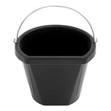Maxbell Horse feed Bucket Storage Bin 18L Rubber Feeder for Outdoor Outside Backyard