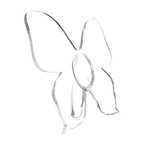 Maxbell Butterfly Vase Clear Lightweight Home Decor for Bedroom Desktop Coffee Table