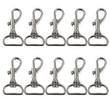 Maxbell 20x Lobster Clasps Trigger Swivel Snap Hook Clip Nickle Dog Lead Horse 40mm+34mm