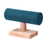 Maxbell Bracelet Holder Display T Bar Watch Stand for Men Women Wristwatch Hair Ties Dark Green