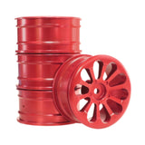 Maxbell 1/:10 Scale Wheel Lip Mini Replacement Components for 128 86S RC Hobby Model Red