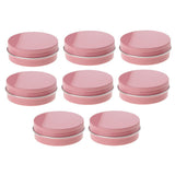 Maxbell 8 Pieces 60ml Pink Empty Aluminum Jars Refillable Cosmetic Pot Bottle Ointment Cream Sample Food Packaging Containers Screw Cap - Aladdin Shoppers