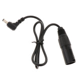 5.5x2.1mm Male Plug to 4 Pins XLR Male Connector DC Power Right Angle Adapter Cable - Aladdin Shoppers