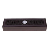 Maxbell Wooden Ring Organizer Gift Case Rectangle Decorative Treasure Storage Box