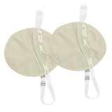 Maxbell 2x Underarm Pad Non Visible Comfortable with Shoulder Strap Armpit Sweat Pad Khaki