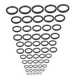 Maxbell 55x Ceramic Guides Ring Fishing Rod Repair Kit for Fishing Lovers Freshwater