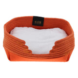 Maxbell Maxbell Pet Dog Puppy Cat Soft Cotton Warm Plush Cozy Nest Mat Pad Bed House Orange