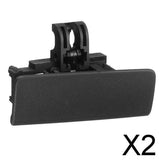 Maxbell 2xGlove Box Front Lid Handle Catch for Fiat Grande Punto 735426145 Black