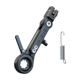 Maxbell Adjustable Motorcycle Foot Side Support Stand Aluminum Alloy Sturdy Black