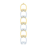 Maxbell 6Pcs Hat Organizer for Baseball Caps Hanger for Closet Wardrobe Laundry Yellow Blue