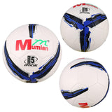 Maxbell Maxbell Soccer Ball Size 5 with Net & Inflate Needle for Kids Adults Blue + White