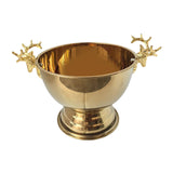 2Pcs Ice Bucket Deer Head Handles Sturdy Pedestal for Club Picnic Party