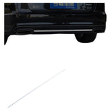 Front Decorative Strip, Fog Light Trim, Protector,, compatible with A6L 12-18 Silver Rear Bumper Strip