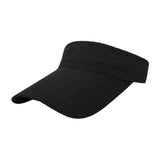 Maxbell Maxbell Summer Sun Hat Lightweight Quick Drying Top Empty for Tennis Holiday Cycling black