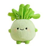 Maxbell Plush Keychain Vegetable Family Car Key Chain for Purse Backpack Accessories kohlrabi