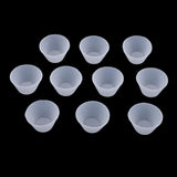 Maxbell 15 Pieces Silicone Resin Glue Tool Distribution Cup Jewelry Making Tools