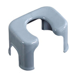 Maxbell Toilet Seat Stool Simple Non Slip Multifunctional Heavy Duty Foot Rest Stool Gray