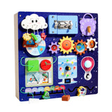 Maxbell Exploration Busy Board Fun Learning Toy for over 3 Years Old Travel
