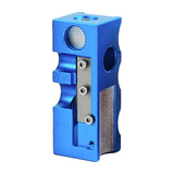 Maxbell 12 in 1 Pool Cue Tip Shaper Burnisher Accessory for Club Player Replacement blue