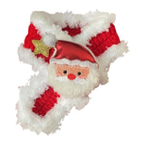 Maxbell Pet Winter Neck Warmer Dog Christmas Knitted Scarf for Small Dogs Puppy Cats Red M