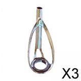 Maxbell 3xFishing Rod Guide Ring Sturdy Bait Casting Rod Accessories Pole Repair Tools 2.2mm