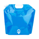 Maxbell 10L Water Storage Bag Folding Sturdy Emergency Jug for Hiking Camping Travel Blue