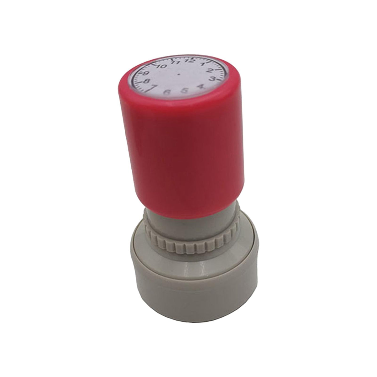 Maxbell Clock Stamp Multipurpose Decorative Stamp Stationery Teaching Tools for Kids Red Ink