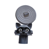 Raccoon Toilet Paper Holder RV Organization Kitchen Gift Tissue Roll Holder Gray