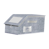 Maxbell Baseball Cap Organizer with Cardboard Multifunctional Zipper Close Container Gray