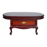 Maxbell Dollhouse Coffee Table 1/12 Wood Miniature Furniture Dollhouse Bedside Table
