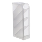 Maxbell 2xPencil Dispenser Desk Stationery Organizer 4 Layer for Home Office Organizer white oblique