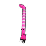 Maxbell Surface Marker Buoy Water Sports Diving Equipment Surface Marker Signal Tube Length 1.2M Pink