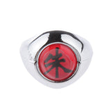 Maxbell Metal Ring with Zero and Zhu Character for Naruto Akatsuki Members Cosplay
