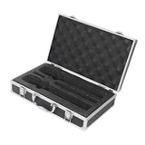 Maxbell Microphone Case Foam Case Organizer Protective Box for Party Business Travel 31.9x19x7.6cm