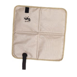 Maxbell Foldable Cushion Seat Small Oxford Cloth for Outdoor Activities Picnic Beach Light Khaki