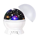 Star Projector Light USB Powered Ambient Light for Party Indoor Home Theater White