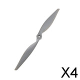 Maxbell 4x1Pcs Thin Electric RC Airplane Composite Propeller Prop 12x6