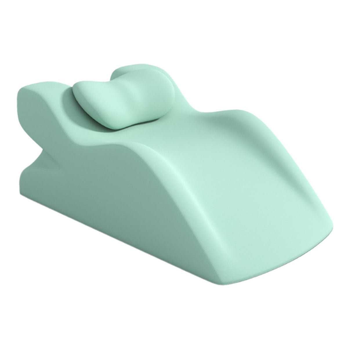 Maxbell Face Down Pillow Multipurpose Support Pillow for Watching Movies Office Home Gray Green