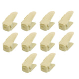 Maxbell Maxbell 10 Pieces Shoe Slots Organizer Double Deck for Closet Organization Shoe Rack Yellow