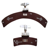 Maxbell Drum Dampeners Pad Drum Damper Mute for Percussion Instrument Bass Drum Kits brown